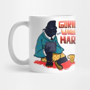 Gorilla Works Hard Mug